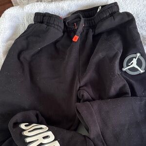 Jordan Black Sweatpants with Logo